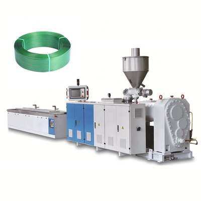 機械L50*W3*H6.5m 380/220/440V 300-400Kg/hを作る1匹から4匹のペット プラスチック革紐